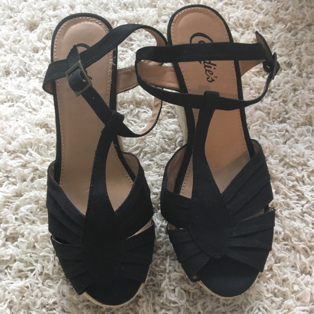 New Without Tags Black Candies Heels